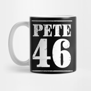 Mayor Pete Buttigieg could just become the 46th President in 2020. Distressed text version. Mug